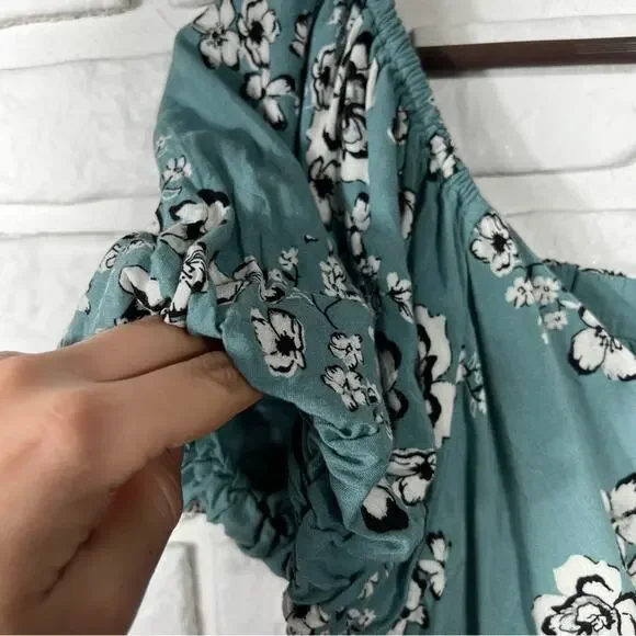 Abound Floral Puff Sleeve Dress Size Small - Picture 7 of 9